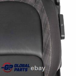Mini Cooper One F56 Front Seat Sport Cloth / Leather Left Diamond Black