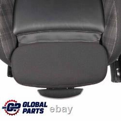 Mini Cooper One F56 Front Seat Sport Cloth / Leather Left Diamond Black