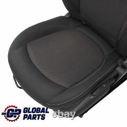 Mini Cooper One F56 Left Front Seat Fabric Firework / Carbon Black