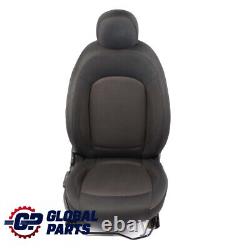 Mini Cooper One F60 Front Right Seat in Firework / Carbon Black Fabric