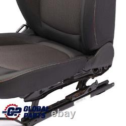 Mini Cooper One F60 Front Right Seat in Firework / Carbon Black Fabric