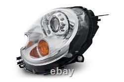Mini Cooper One Left Xenon Chrome Orange Turn Signal Headlight 06-14