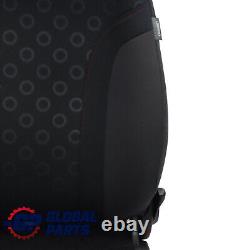 Mini Cooper One R50 Front Left Seat Fabric Seven Panther Black