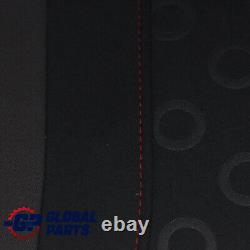 Mini Cooper One R50 Front Left Seat Fabric Seven Panther Black