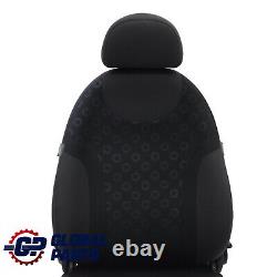 Mini Cooper One R50 Front Right Seat Fabric Seven Panther Black
