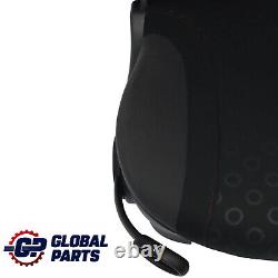 Mini Cooper One R50 Front Right Seat Fabric Seven Panther Black