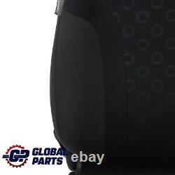 Mini Cooper One R50 Front Right Seat Fabric Seven Panther Black