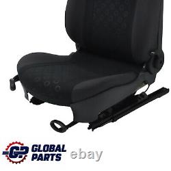 Mini Cooper One R50 Front Right Seat Fabric Seven Panther Black