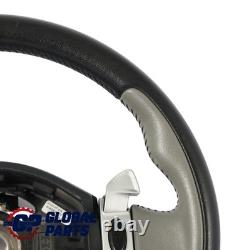 Mini Cooper One R50 R52 R53 Black Steering Wheel Gray Leather Steptronic