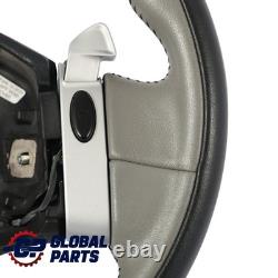 Mini Cooper One R50 R52 R53 Black Steering Wheel Gray Leather Steptronic