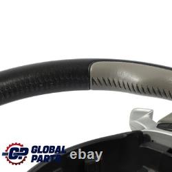 Mini Cooper One R50 R52 R53 Black Steering Wheel Gray Leather Steptronic