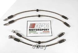 Mini Cooper One R50-R52 Sport Braided Steel Brake Lines HP3 2001-2003
