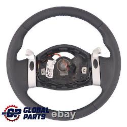 Mini Cooper One R50 R53 NEW Black Leather Steering Wheel 2 Spokes Steptronic