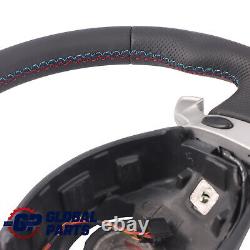 Mini Cooper One R50 R53 NEW Black Leather Steering Wheel 2 Spokes Steptronic