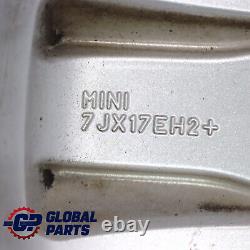 Mini Cooper One R50 R53 R55 R56 Silver Alloy Wheels 17 7J ET 48