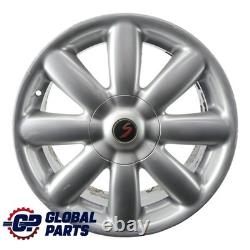 Mini Cooper One R50 R55 R56 R57 Silver Alloy Wheel 17 7J Crown 104 Spokes