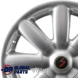 Mini Cooper One R50 R55 R56 R57 Silver Alloy Wheel 17 7J Crown 104 Spokes