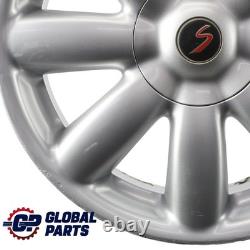 Mini Cooper One R50 R55 R56 R57 Silver Alloy Wheel 17 7J Crown 104 Spokes