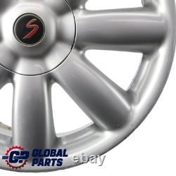 Mini Cooper One R50 R55 R56 R57 Silver Alloy Wheel 17 7J Crown 104 Spokes