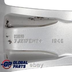 Mini Cooper One R50 R55 R56 R57 Silver Alloy Wheel 17 7J Crown 104 Spokes