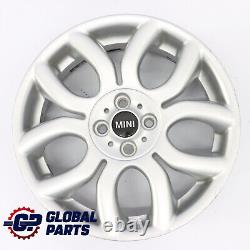 Mini Cooper One R50 R55 R56 R57 Silver Alloy Wheel 17 7J Flame Spoke 97