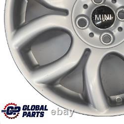 Mini Cooper One R50 R55 R56 R57 Silver Alloy Wheel 17 7J Flame Spoke 97