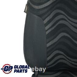 Mini Cooper One R50 Right Front Seat in Aqua Panther Black Fabric