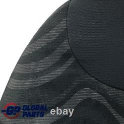 Mini Cooper One R50 Right Front Seat in Aqua Panther Black Fabric