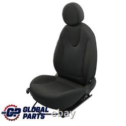 Mini Cooper One R55 R56 Front Right Seat Cosmos Carbon Black Fabric