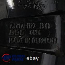 Mini Cooper One R55 R56 R57 17 Inch Alloy Wheels ET48 7J Black Star Ball