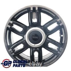 Mini Cooper One R55 R56 R57 Black Alloy Wheel 17 7J ET48 Twin Spoke 128