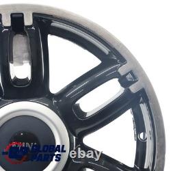 Mini Cooper One R55 R56 R57 Black Alloy Wheel 17 7J ET48 Twin Spoke 128