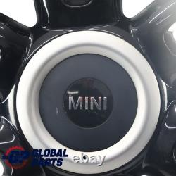 Mini Cooper One R55 R56 R57 Black Alloy Wheel 17 7J ET48 Twin Spoke 128