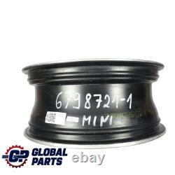 Mini Cooper One R55 R56 R57 Black Alloy Wheel 17 7J ET48 Twin Spoke 128