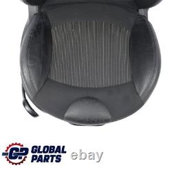 Mini Cooper One R55 R56 R57 Front Right Heated Sport Seat Black Semi-Leather