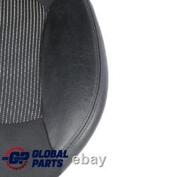 Mini Cooper One R55 R56 R57 Front Right Heated Sport Seat Black Semi-Leather