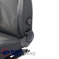 Mini Cooper One R55 R56 R57 Front Right Heated Sport Seat Black Semi-Leather