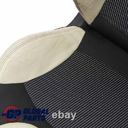 Mini Cooper One R55 R56 R57 Front Right Seat in Sport Fabric and Cream Leather