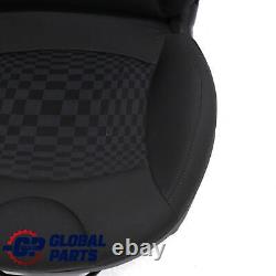 Mini Cooper One R55 R56 R57 LCI Sport Fabric A Damier Black Front Right Siege