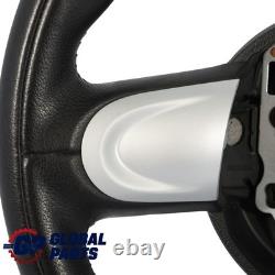 Mini Cooper One R55 R56 R57 R58 R59 R60 in Black Leather Sport Steering Wheel