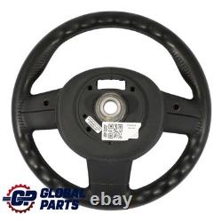 Mini Cooper One R55 R56 R57 R58 R59 R60 in Black Leather Sport Steering Wheel