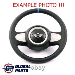 Mini Cooper One R55 R56 R57 R60 New Leather Steering Wheel Three-Color Spokes