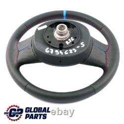 Mini Cooper One R55 R56 R57 R60 New Leather Steering Wheel Three-Color Spokes