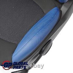 Mini Cooper One R55 R56 R57 Siege Sport Siege Left Rest Fabric Leather Blue