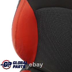 Mini Cooper One R55 R56 R57 Sport Siege Front Straight Fabric/red Leather