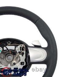 Mini Cooper One R55 R56 R60 R61 New Leather Sport Steering Wheel Swing Switch