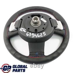 Mini Cooper One R55 R56 R60 R61 New Leather Sport Steering Wheel Swing Switch