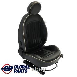 Mini Cooper One R55 R56 Sport Lounge Seat Front Left in Black Leather