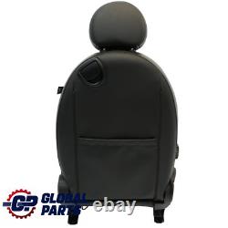 Mini Cooper One R55 R56 Sport Lounge Seat Front Left in Black Leather