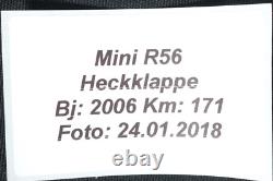 Mini Cooper One R56 Hatchback with RHD Window Only 171Km